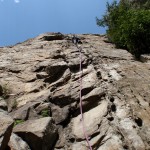 italian alps vertical but an easy climb