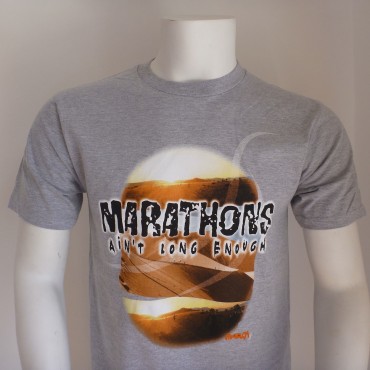 MARCH Marathons Casual T – Light Grey