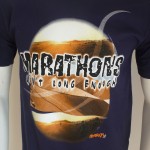 MARCH Marathons Casual T – Navy Blue